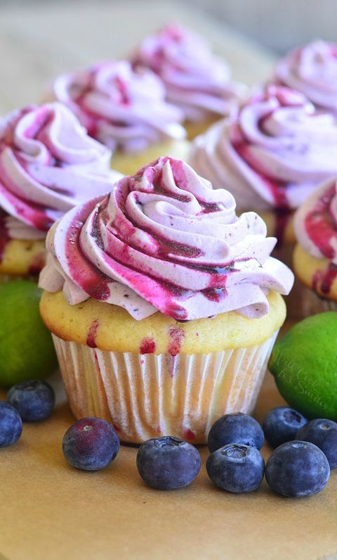 blueberry key lime cupcakes