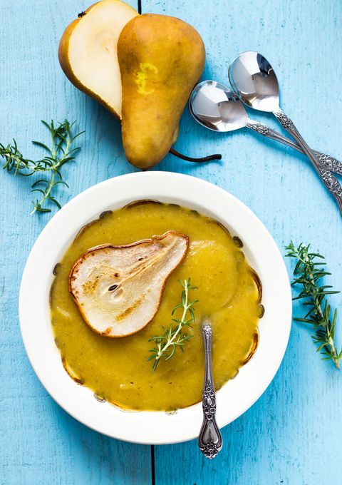 Pear and Squash Soup with Rosemary