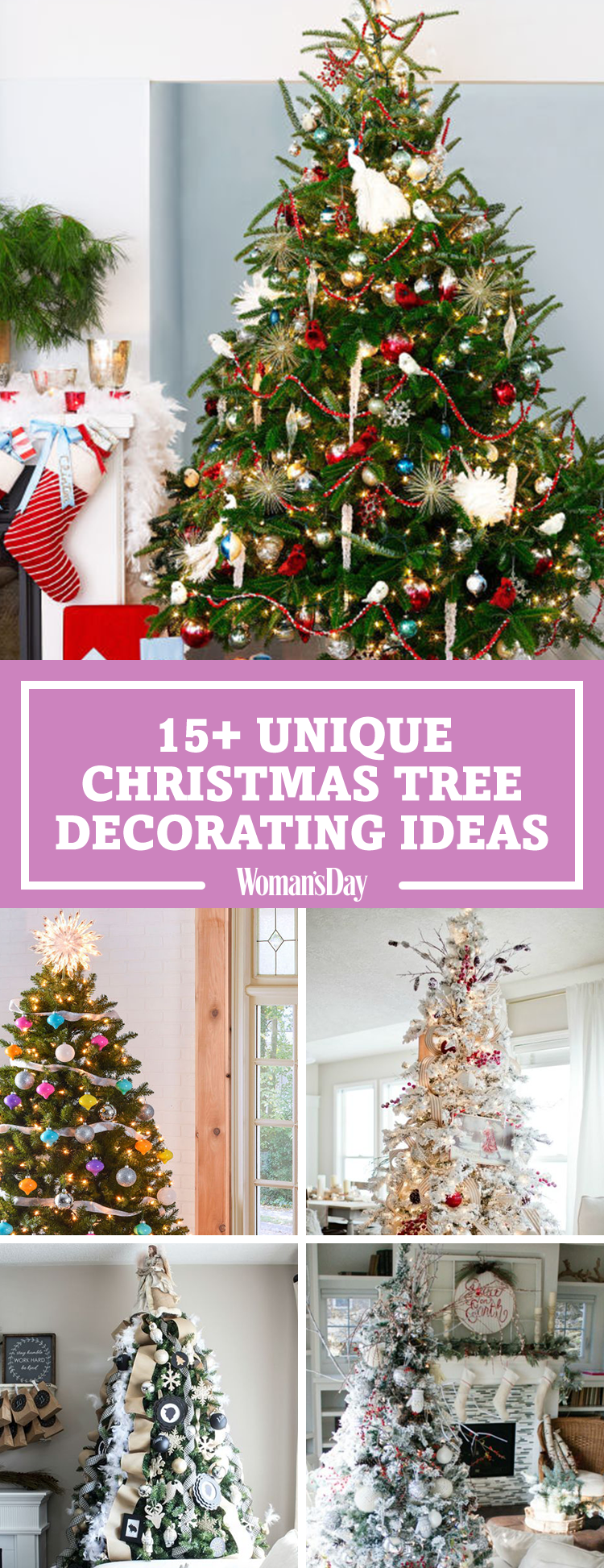 25 Unique Christmas Tree Decoration Ideas Pictures Of Decorated 25 Unique Christmas Tree Decoration Ideas Pictures Of Decorated Trees