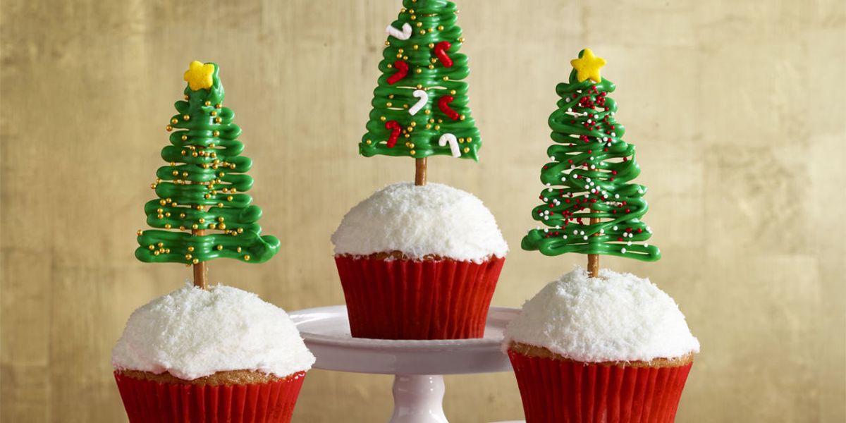 Best Rockin' Around the Christmas Tree Cupcakes Recipe - How To Make ...