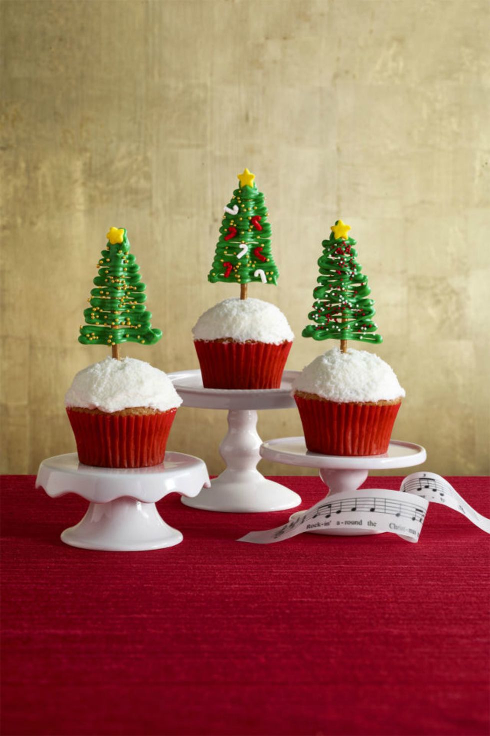 Edible Christmas Tree Drink Toppers Stocking Stuffer Pack 