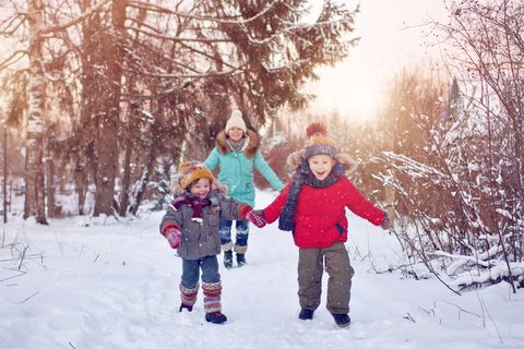 Snow, People in nature, Winter, People, Playing in the snow, Photograph, Freezing, Tree, Child, Fun, 