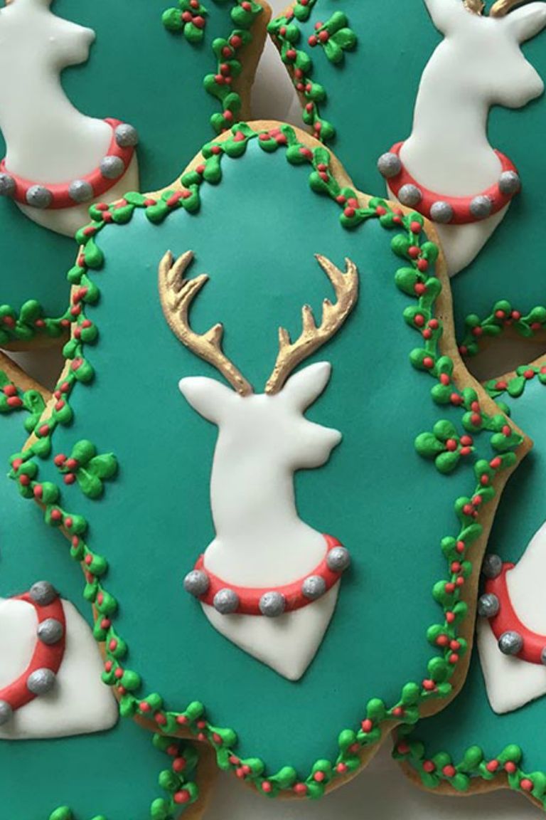 Reindeer Cake Christmas Cake Decorations, Christmas