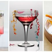 Stemware, Champagne stemware, Wine glass, Drink, Glass, Classic cocktail, Drinkware, Wine cocktail, Cocktail, Martini glass, 