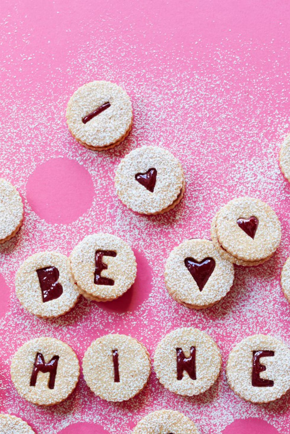 valentine's day desserts sweet cherry linzer torte cookies