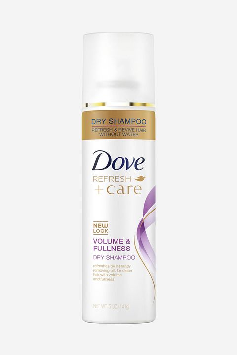 <p>While we appreciate the cleansing properties of a dry shampoo, it's equally important that it amp up our greased-down strands. With a lovely scent, and sans white residue, this formula sops up oil at the roots for blowout-like bounce. </p>

<p>Dove Refresh + Care Volume and Fullness Dry Shampoo, $4.49; <a href="http://bit.ly/2hKYAqB" target="_blank" data-tracking-id="recirc-text-link">walmart.com</a>.</p>