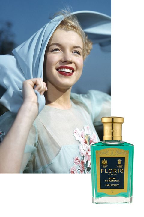 <p>Like millions of other women, Monroe was a fan of Chanel No 5. However, in 2002, it was revealed that she also had a secret penchant for Floris Rose Geranium. The eau de toilette was delivered in bulk to her at the Beverly Hills Hotel under a cloak and dagger alias while she filmed <i data-redactor-tag="i">Some Like It Hot</i>. Featuring notes of rose, geranium, citronella and sandalwood, the British eau de toilette has been discontinued and its scent is now only available as a bath essence.</p>