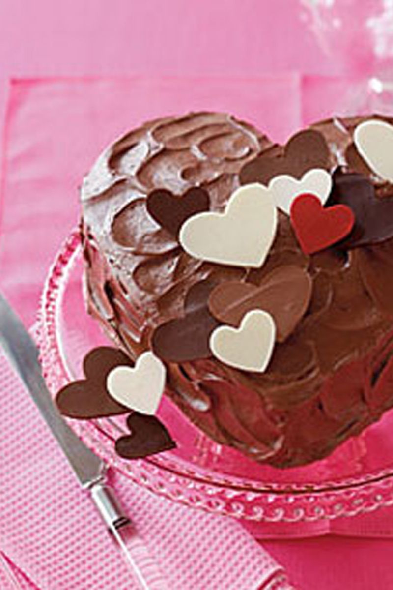 Image result for chocolate valentine cake