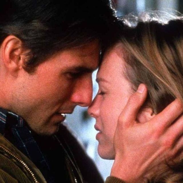 Tom Cruise and Renee Zellweger in a scene from Jerry Maguire