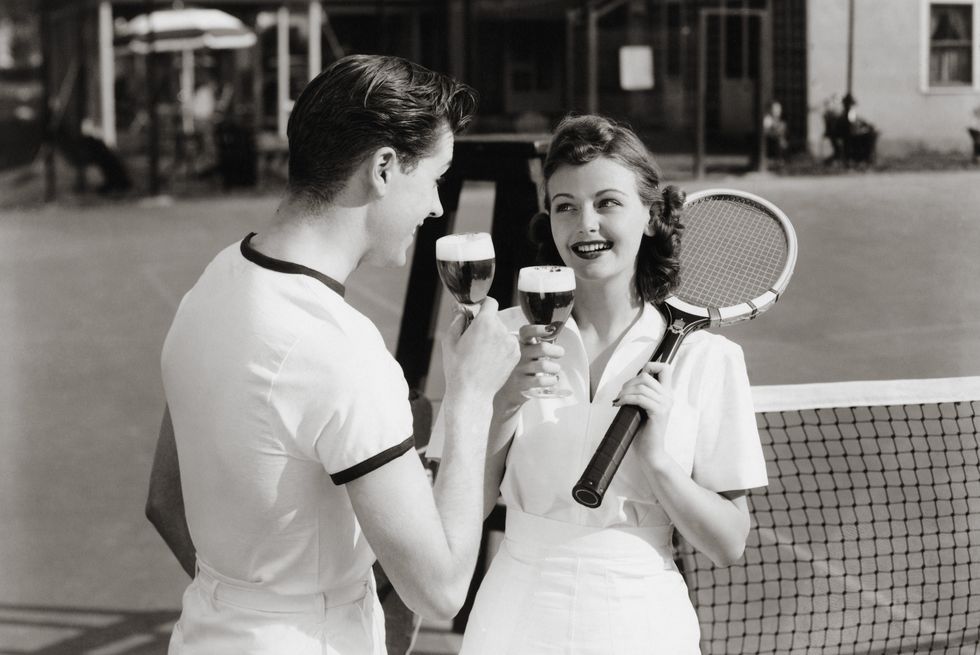 Photograph, White, Black-and-white, Monochrome, Tennis, Racket, Snapshot, Tennis player, Monochrome photography, Photography, 