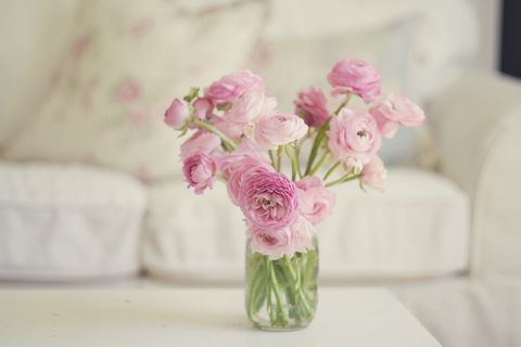 Petal, Flower, Bouquet, Pink, Room, Cut flowers, Interior design, Flowering plant, Artifact, Centrepiece, 