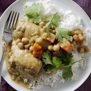 gluten free meals coconut curry chicken and chickpeas