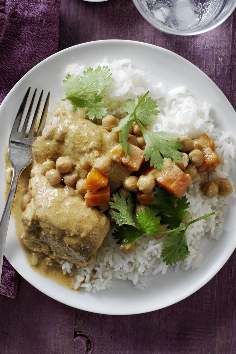 Coconut Curry Chicken and Chickpeas | Easy Gluten-Free Dinners You'll Crave | Homemade Recipes