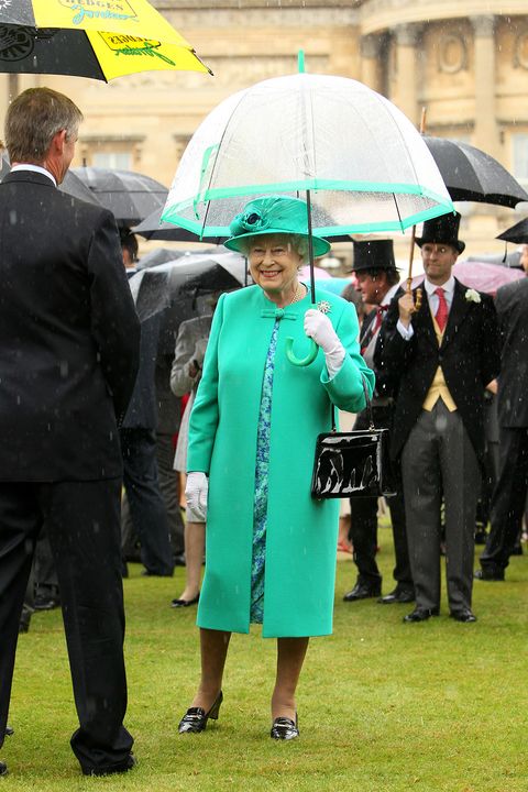 Green, Trousers, Umbrella, Coat, Outerwear, Dress, Jacket, Suit trousers, Teal, Overcoat, 