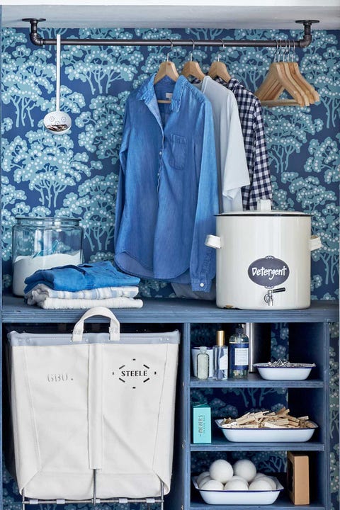 laundry room organization designate a drip dry zone