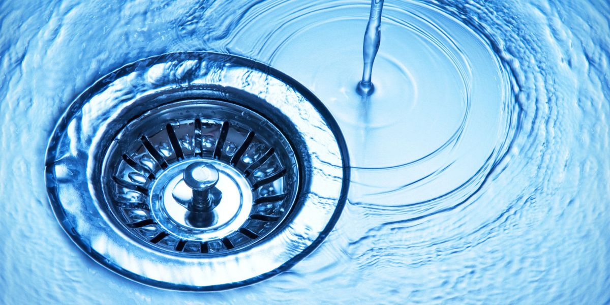 Water, Blue, Liquid, Circle, Drain, Plumbing fixture, 