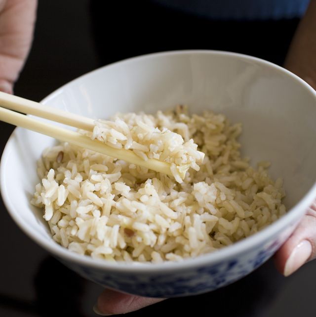 Food, Dish, Steamed rice, White rice, Cuisine, Ingredient, Chopsticks, Rice, Jasmine rice, Basmati, 