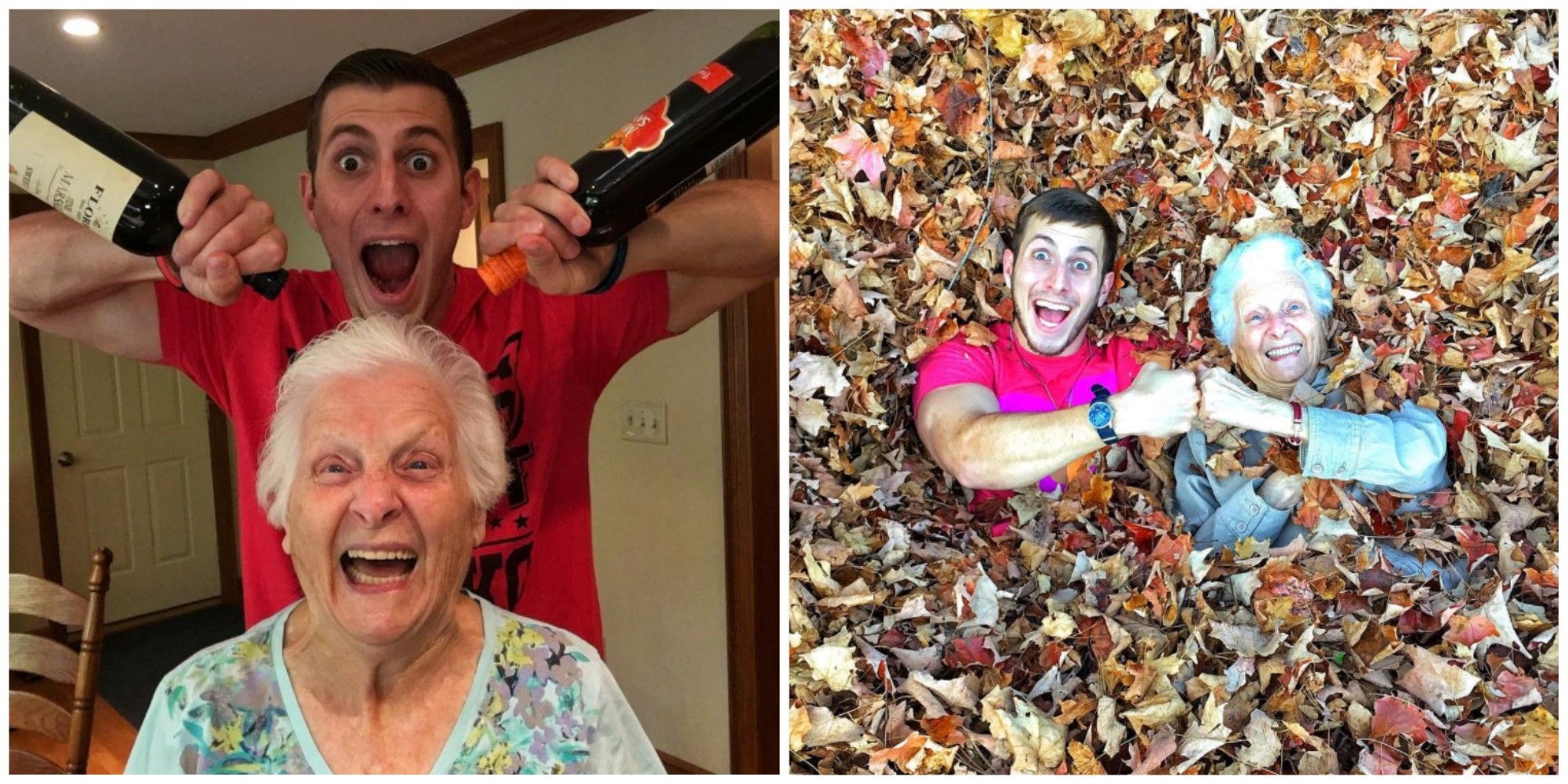 grandma and grandson pranks.