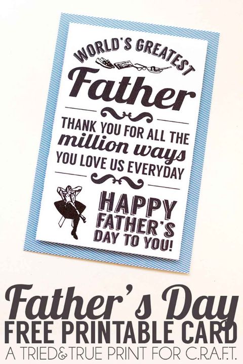 16 Printable Father #39 s Day Cards Free Printable Cards For Father #39 s Day