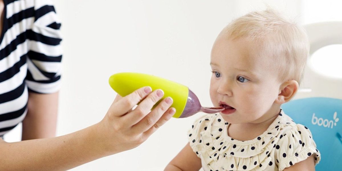 Boon Squirt Dispensing Spoon, Baby Food, Silicone