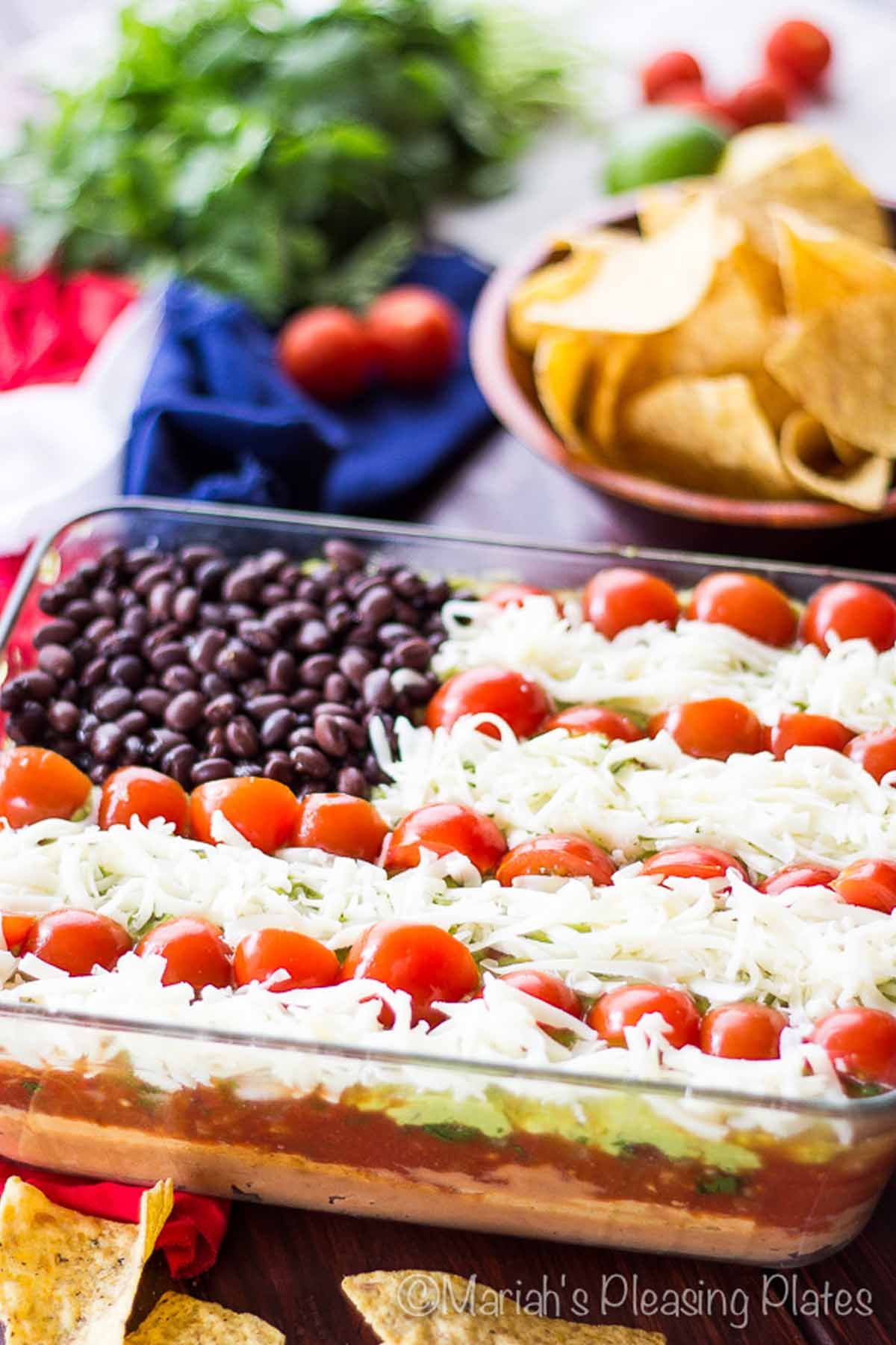 20 Best 4th Of July Appetizers Recipes For Fourth Of July Appetizers   7 Layer Dip 