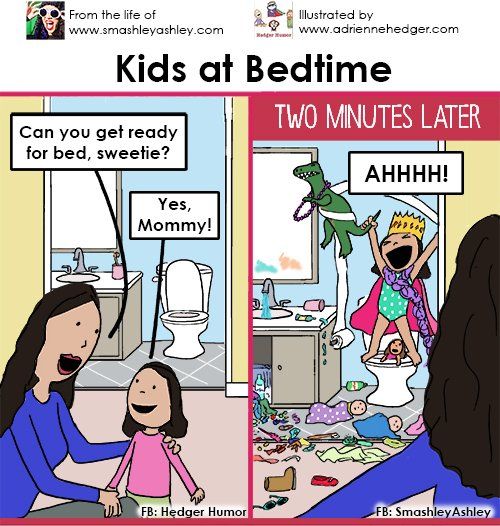 bedtime routine comics