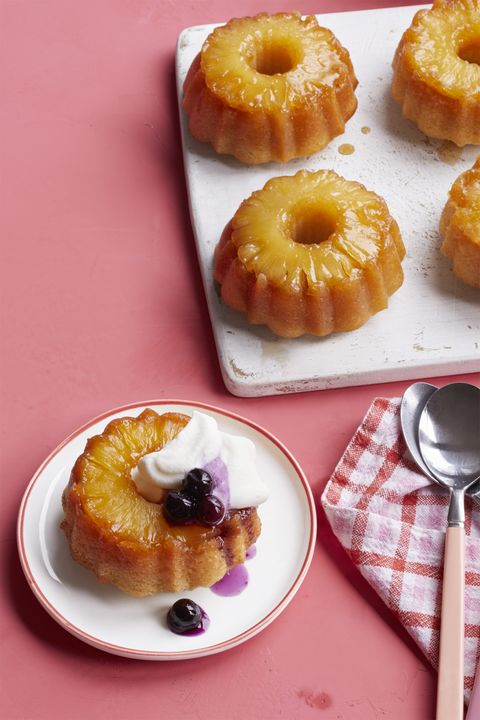 mini pineapple upside down cakes  4th of july cakes and cupcakes