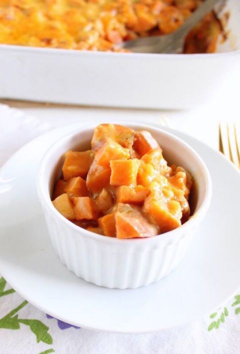 thanksgiving side dishes sweet potato mac n cheese