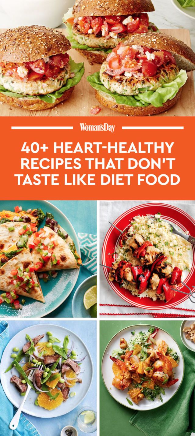 62 Heart-Healthy Dinner Recipes That Don't Taste Like Diet Food - Heart ...