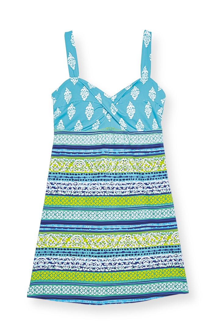 flattering swim dress