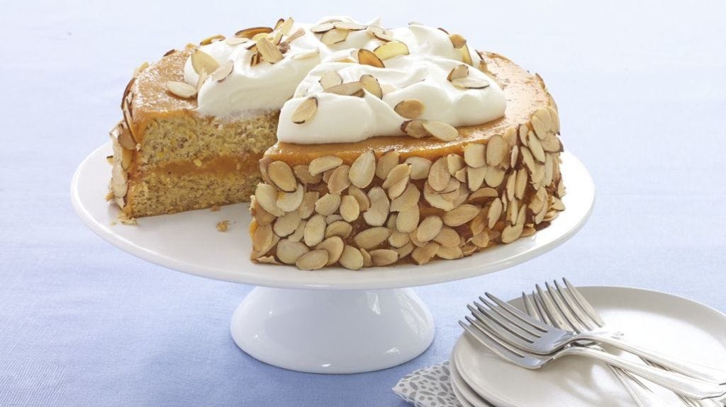 Almond Apricot Cake