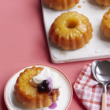 picnic foods mini pineapple upside down cakes