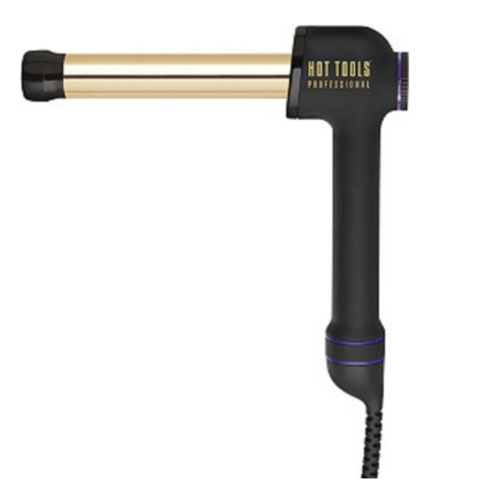 Square curling outlet iron