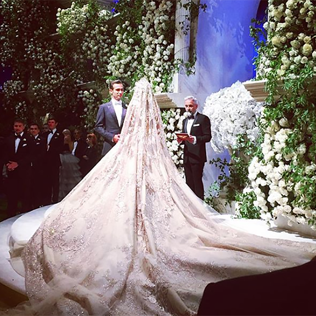 Wedding dress, Bride, Gown, Dress, Photograph, Bridal veil, White, Veil, Bridal accessory, Bridal clothing, 