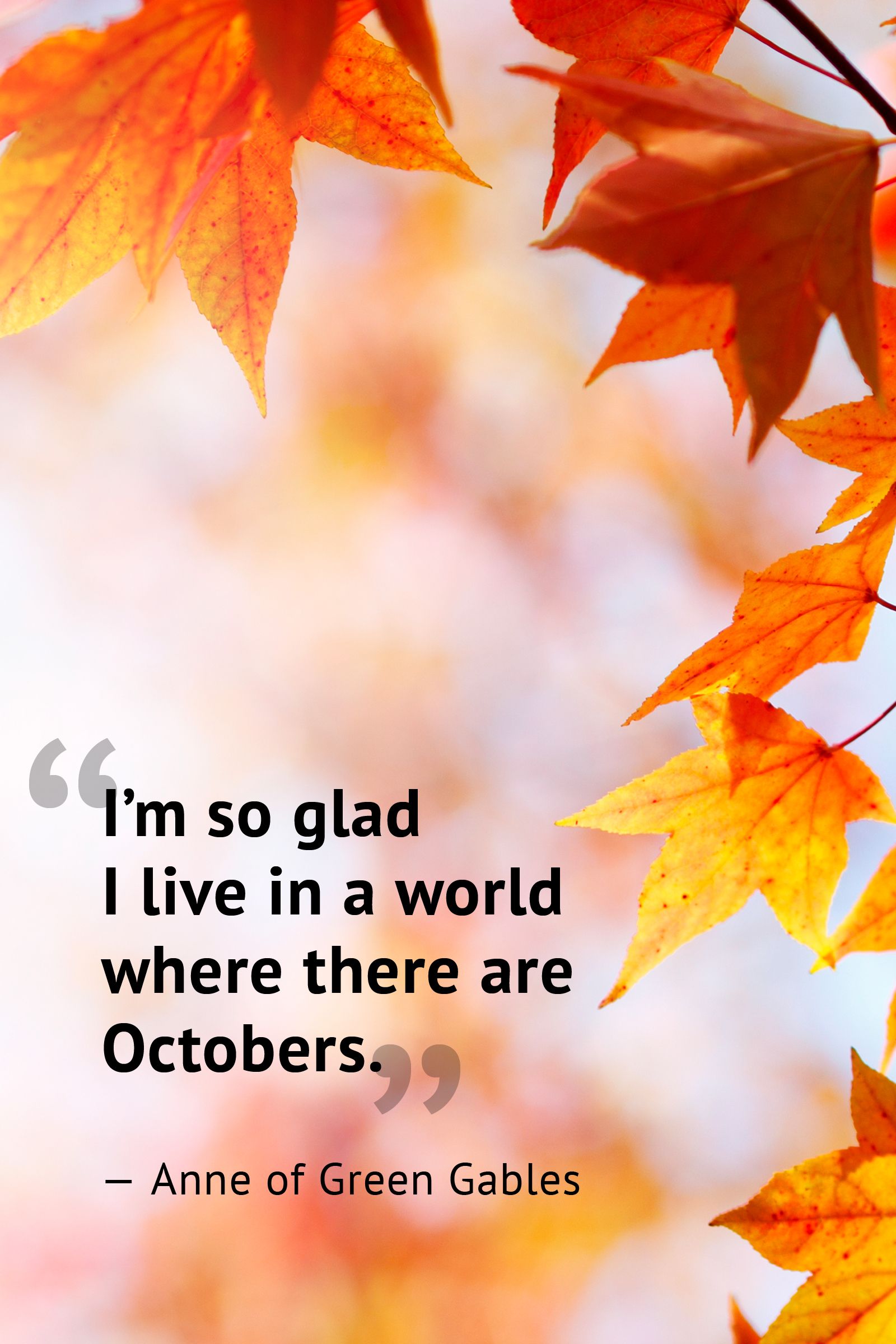 autumn quotes anne of green gables