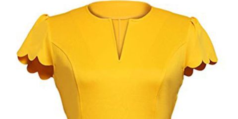 Yellow, Product, Sleeve, Collar, Orange, Amber, Pattern, Sweatshirt, Sweater, Vest, 