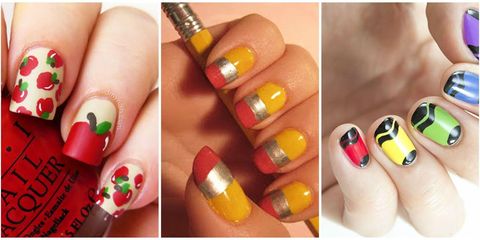 10 Cute Back To School Nails Best Nail Art Design Ideas For School