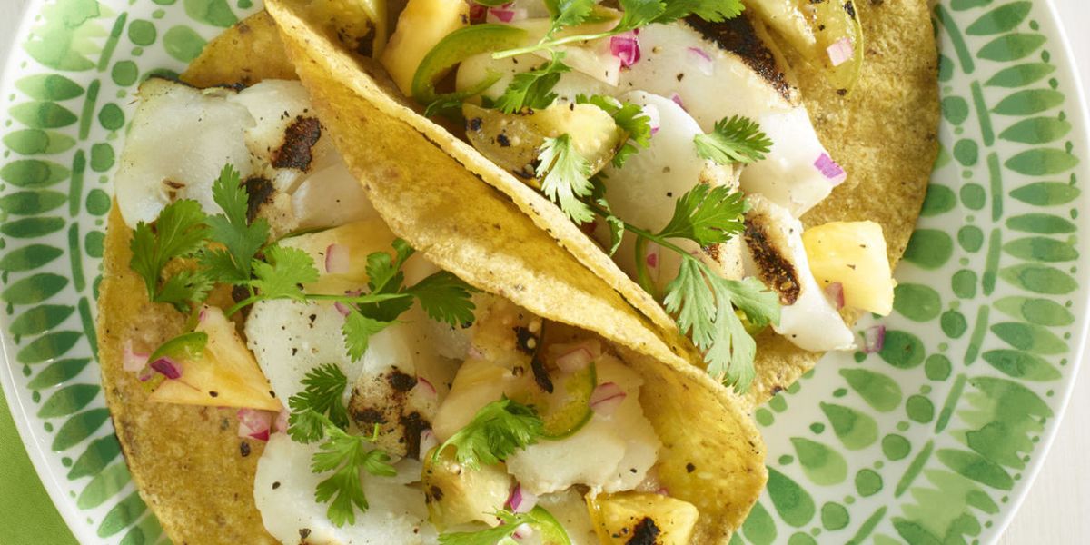 Best Grilled Fish Tacos Recipe - How to Make Grilled Fish ...