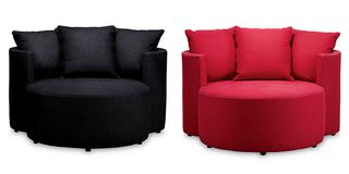 Furniture, Chair, Club chair, Red, Couch, Room, Comfort, Living room, Armrest, Sleeper chair, 