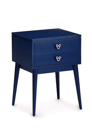 Blue, Furniture, Cobalt blue, Nightstand, Table, Drawer, Desk, End table, Chest of drawers, Chest, 
