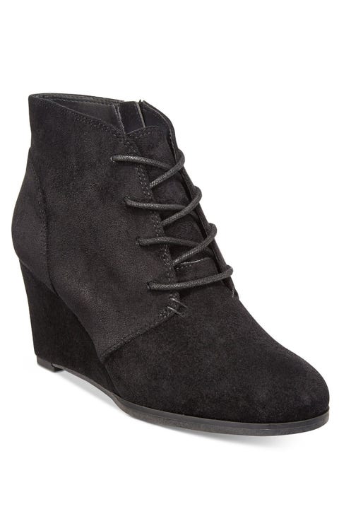 style and co lace up booties
