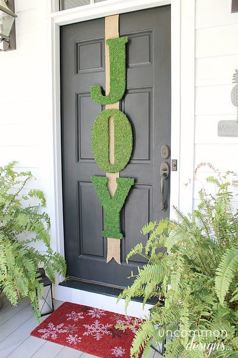 15 Best Christmas Door Decorations How To Decorate Your For Christmas Door Decorations Joy To The World