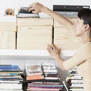 Shelf, Desk, Shelving, Furniture, Room, Bookcase, Interior design, Document, Wood, Paper, 