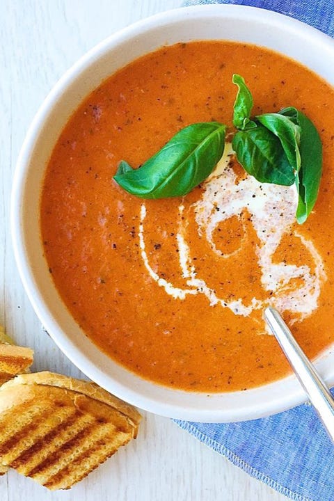 Dish, Food, Cuisine, Carrot and red lentil soup, Ingredient, Gazpacho, Tomato soup, Soup, Bisque, Basil, 