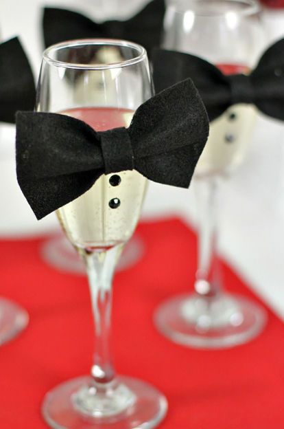 new years eve table decorations mini bow ties