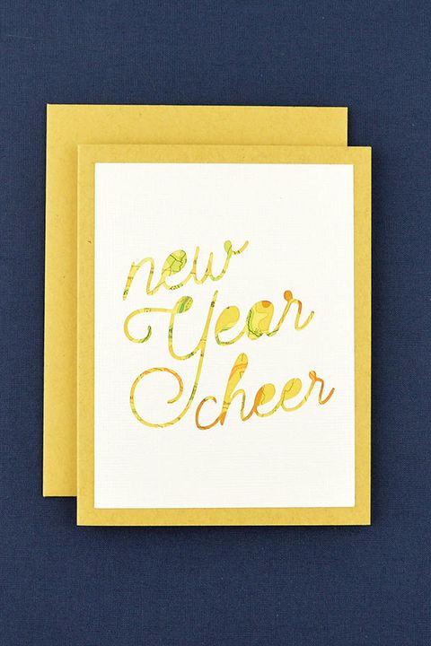 New Years Cards - 2017 New Years Cards For Friends and Family