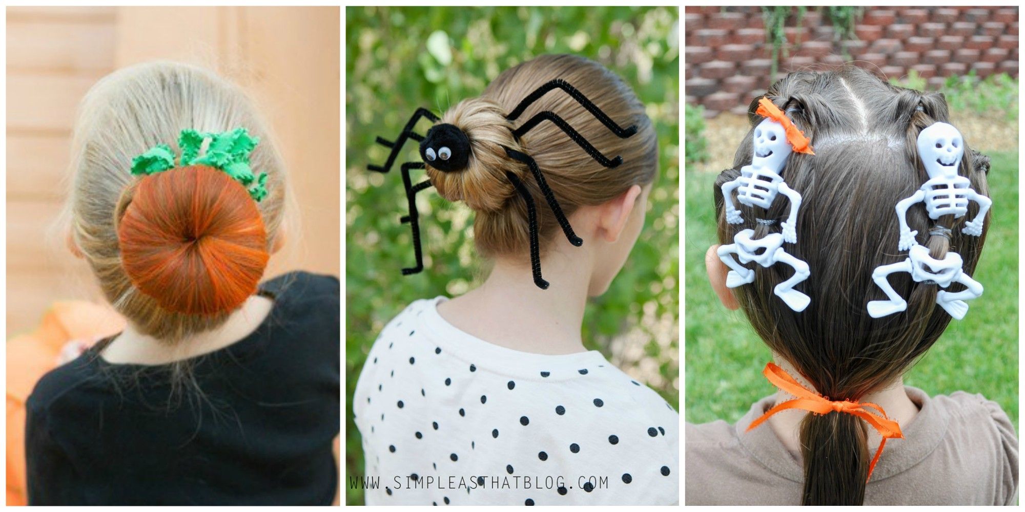 8 Halloween Hair Ideas for Kids - Easy Halloween Hair Tutorials for Kids