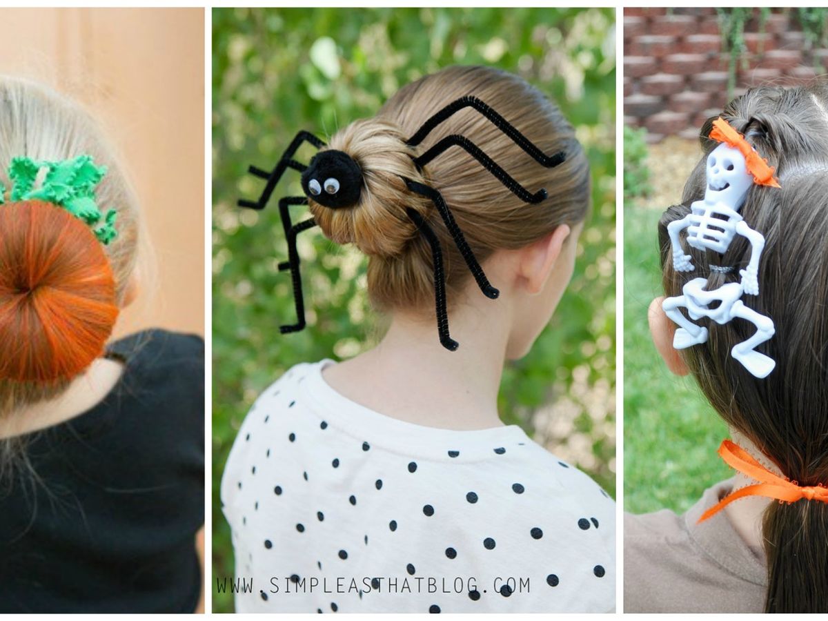 8 Halloween Hair Ideas for Kids - Easy Halloween Hair Tutorials for Kids