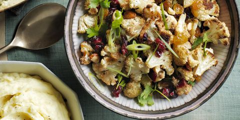 vegetarian thanksgiving recipes roasted cauliflower salad