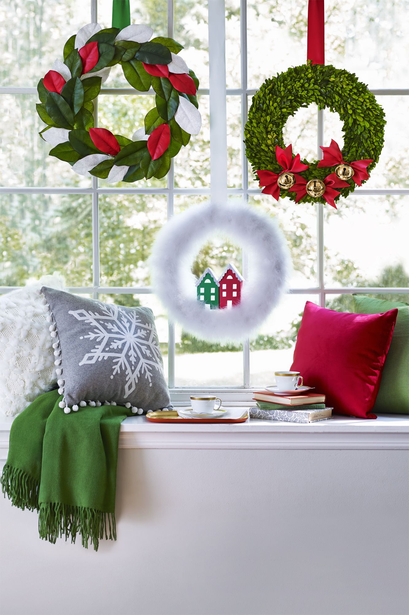 Download Homemade Holiday Wreaths 2020 How To Make A Holiday Wreath PSD Mockup Templates